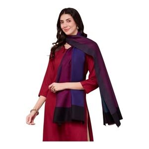Fabindia Wool Blend Woven Stole